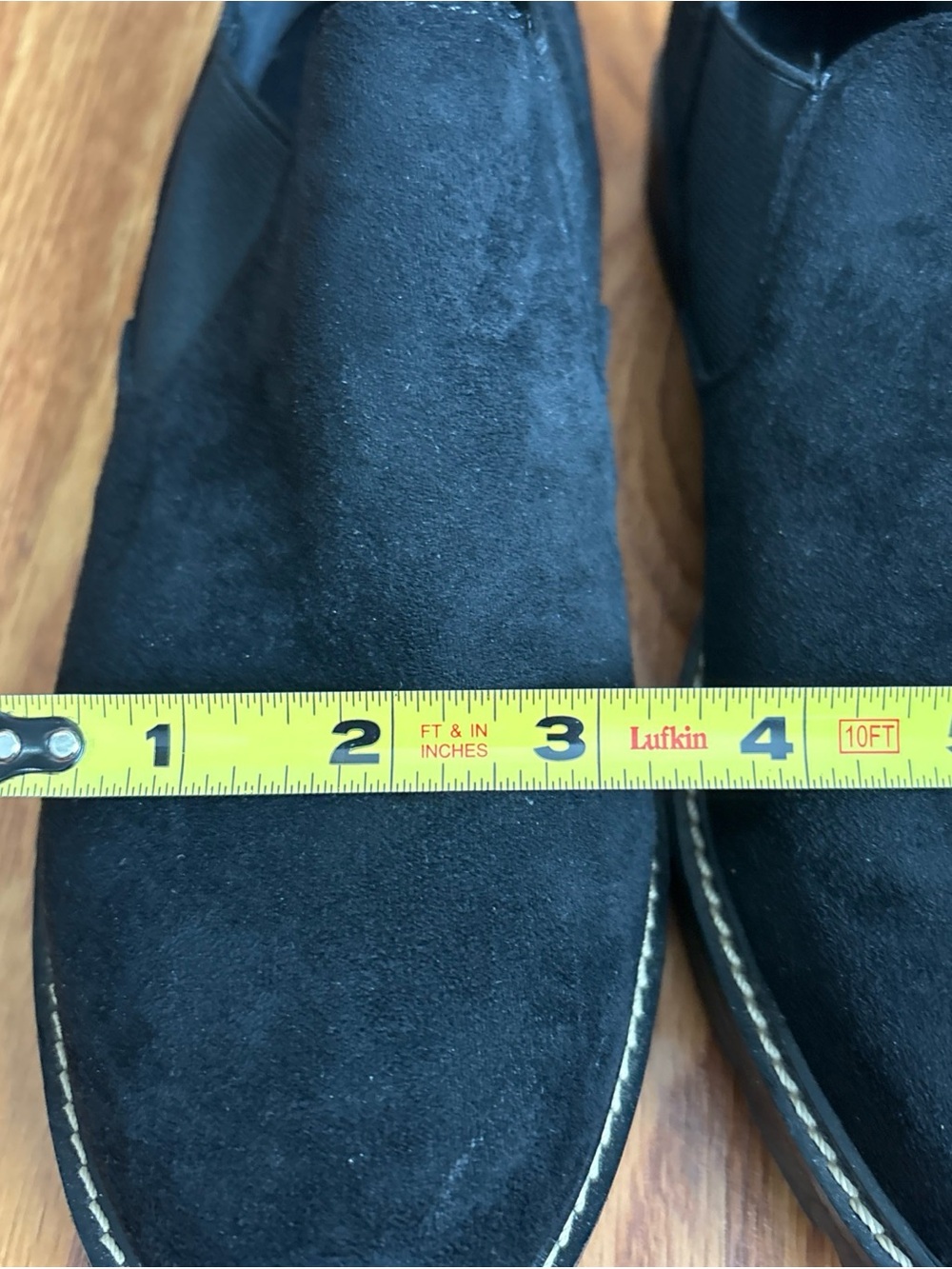 Anne Klein Women's Iflex Solid Black Suede Slip-on Round Toe Comfort Loafer 8.5M - Picture 12 of 14